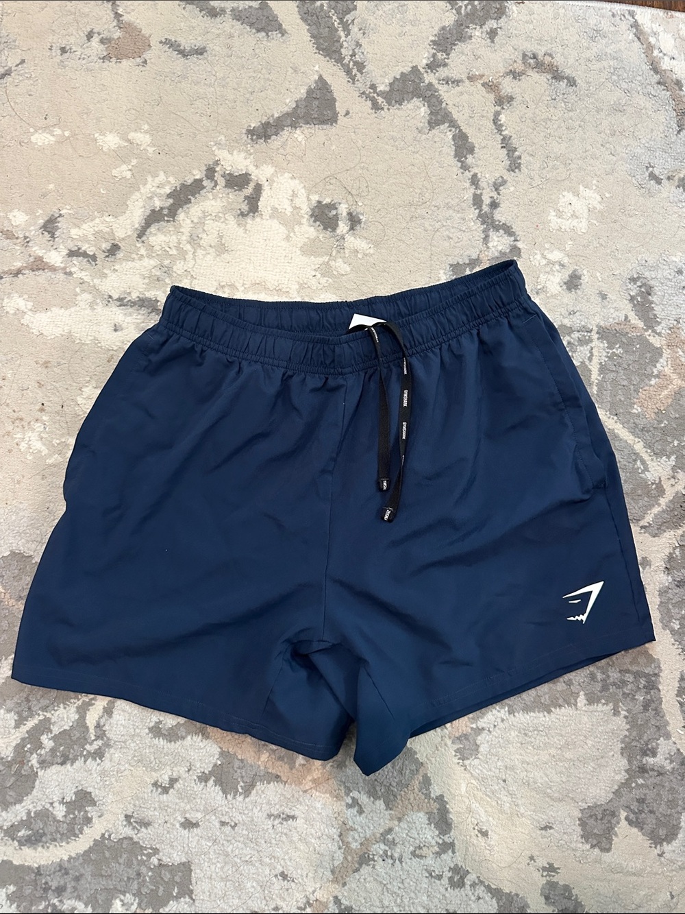 Gymshark Men's Dark Navy Athletic Training Shorts